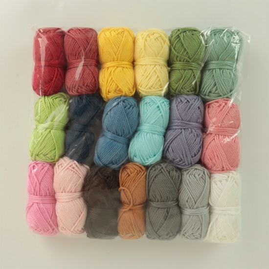 Mercerized Cotton Mini 10g -19'Lu Mix 