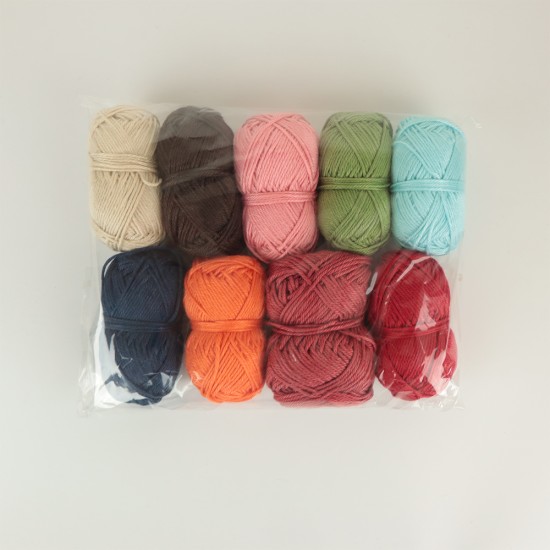 Mercerized Cotton Mini 20g - 9'Lu Mix