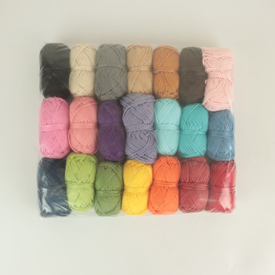 Mercerized Cotton Mini 20g - 21'Li Mix