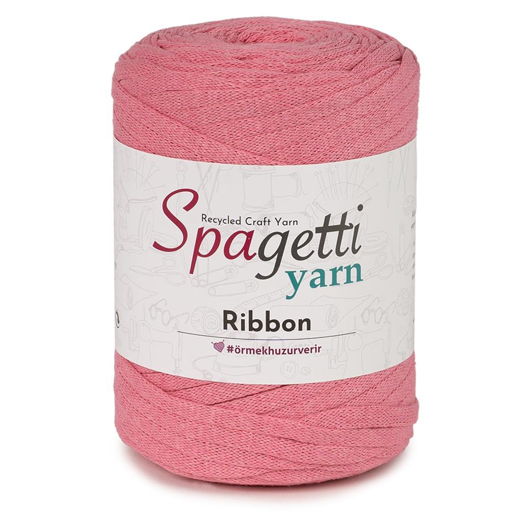 Ribbon Pembe El Örgü İpliği - SpagettiYarn